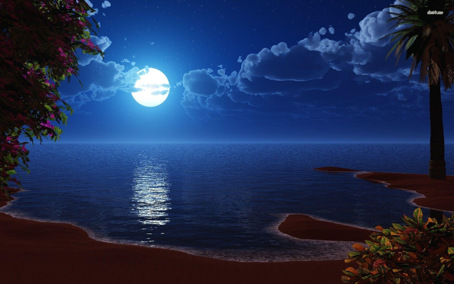 Artistic Full Moon Wallpapers