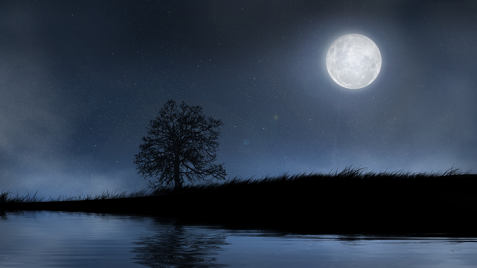 Artistic Full Moon Wallpapers