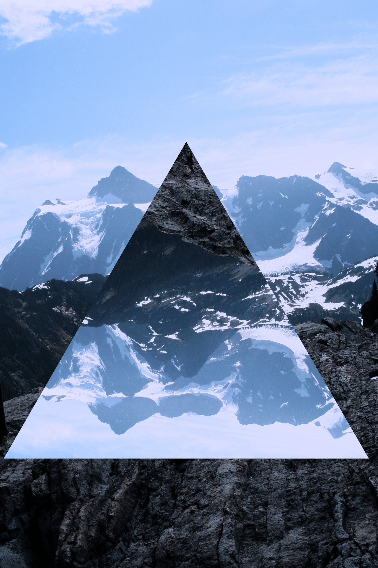 Artistic Mountain Shapes Wallpapers