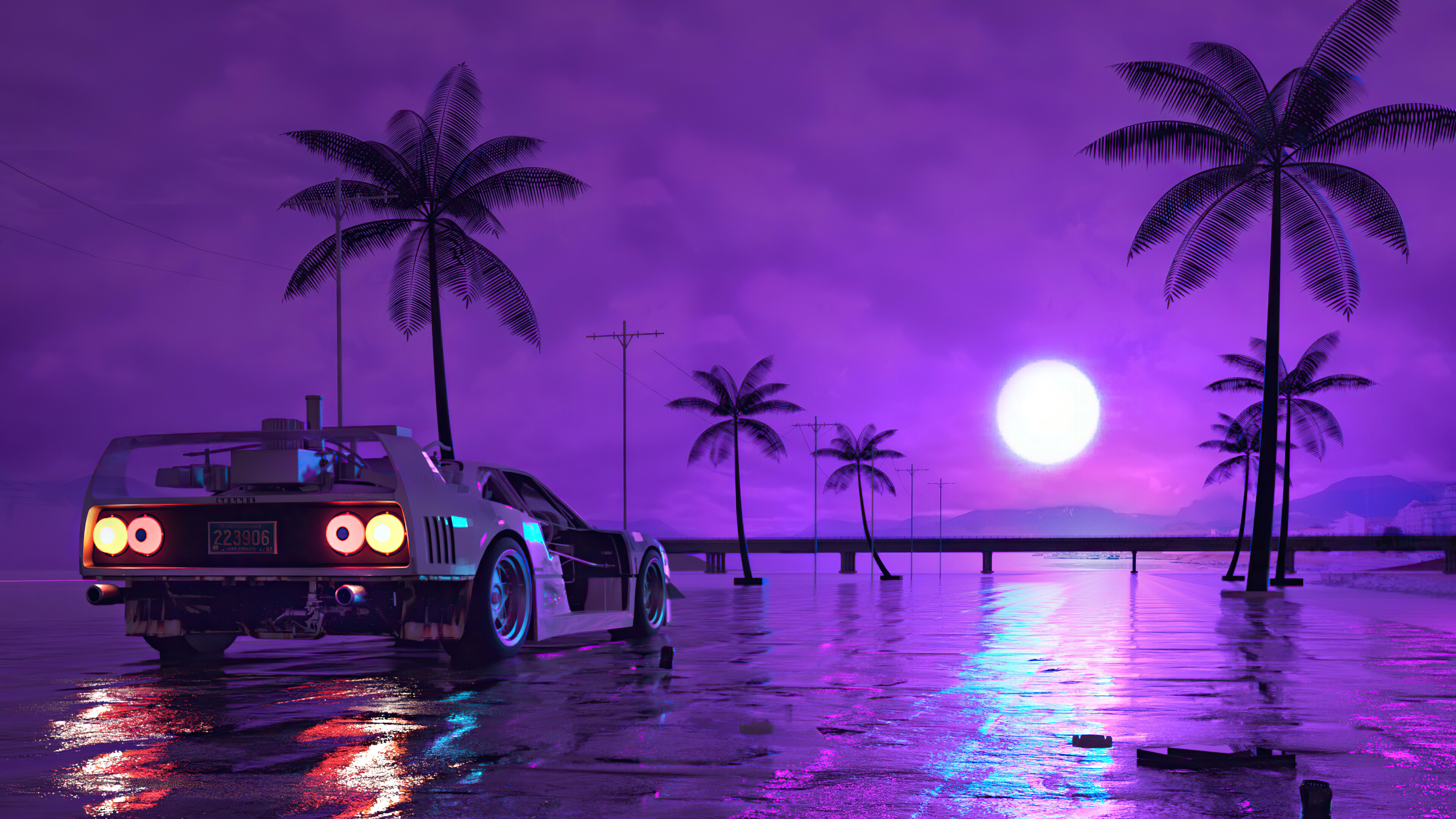 Artistic Retro Wave 4K 2021 Wallpapers