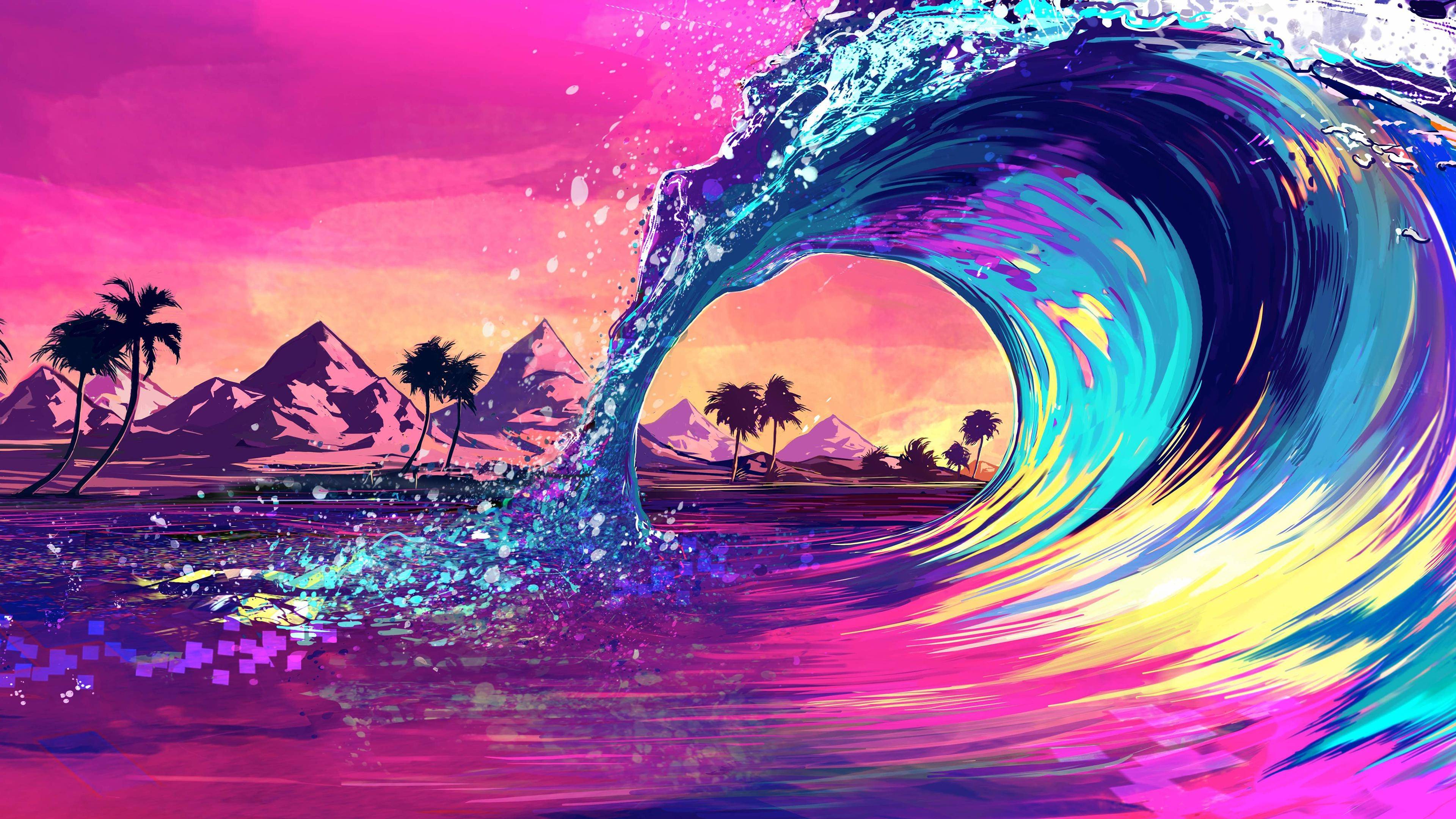 Artistic Retro Wave 4K 2021 Wallpapers