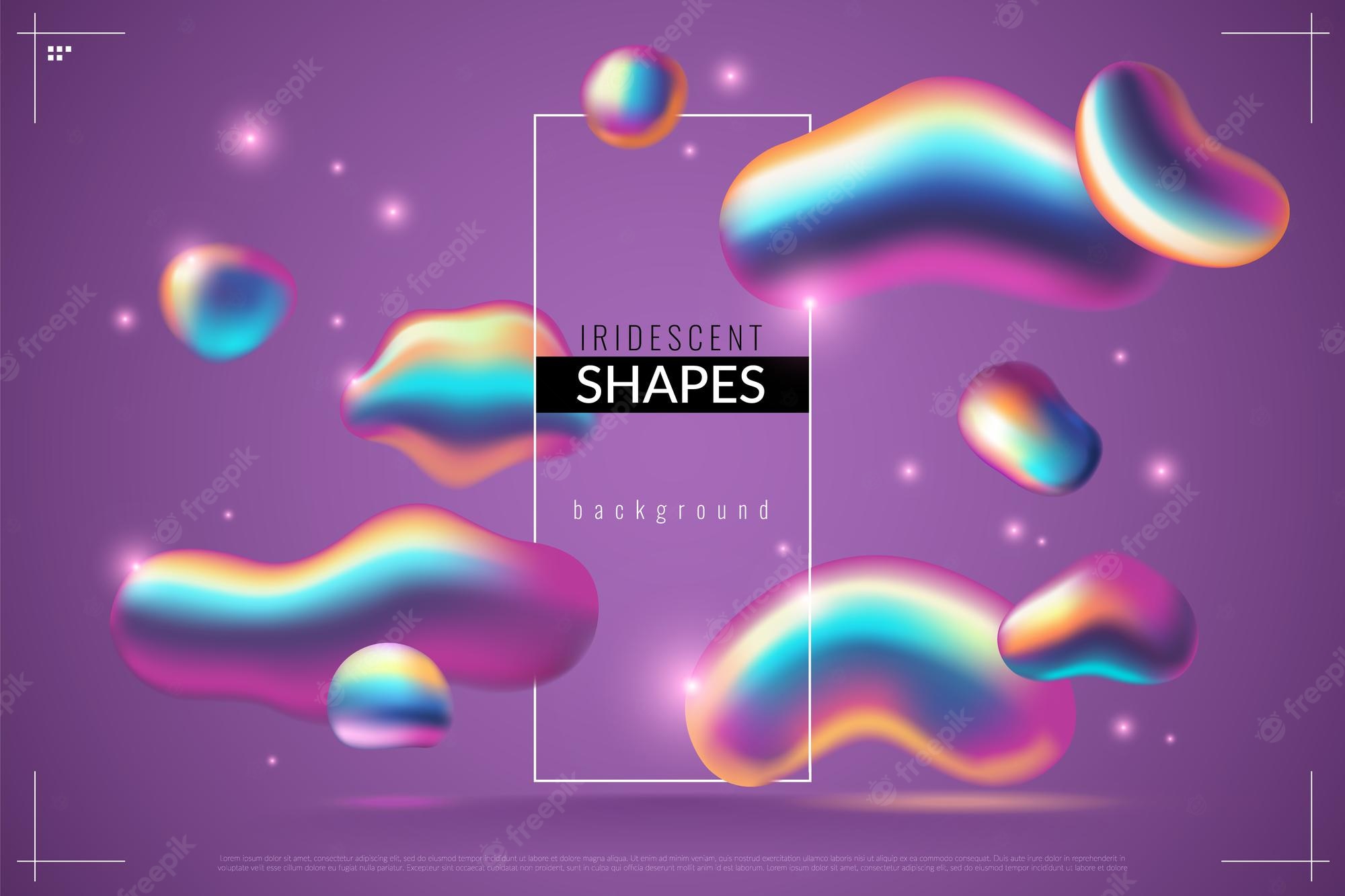 Artistic Shapes Drops Wallpapers