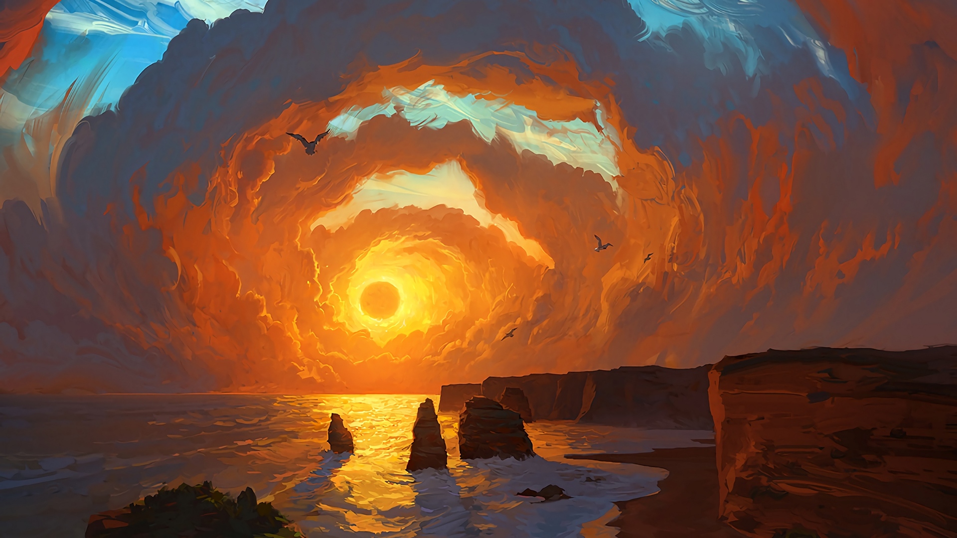 Artistic Sunset Wallpapers