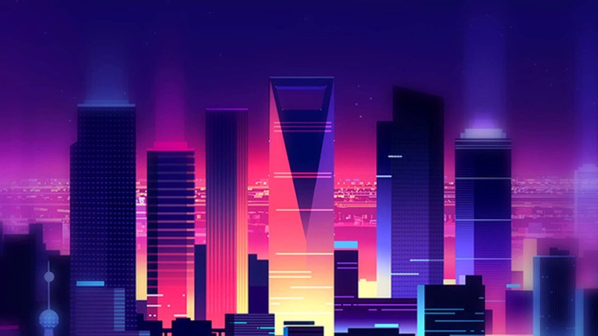 Artistic Synthwave Hd City Wallpapers