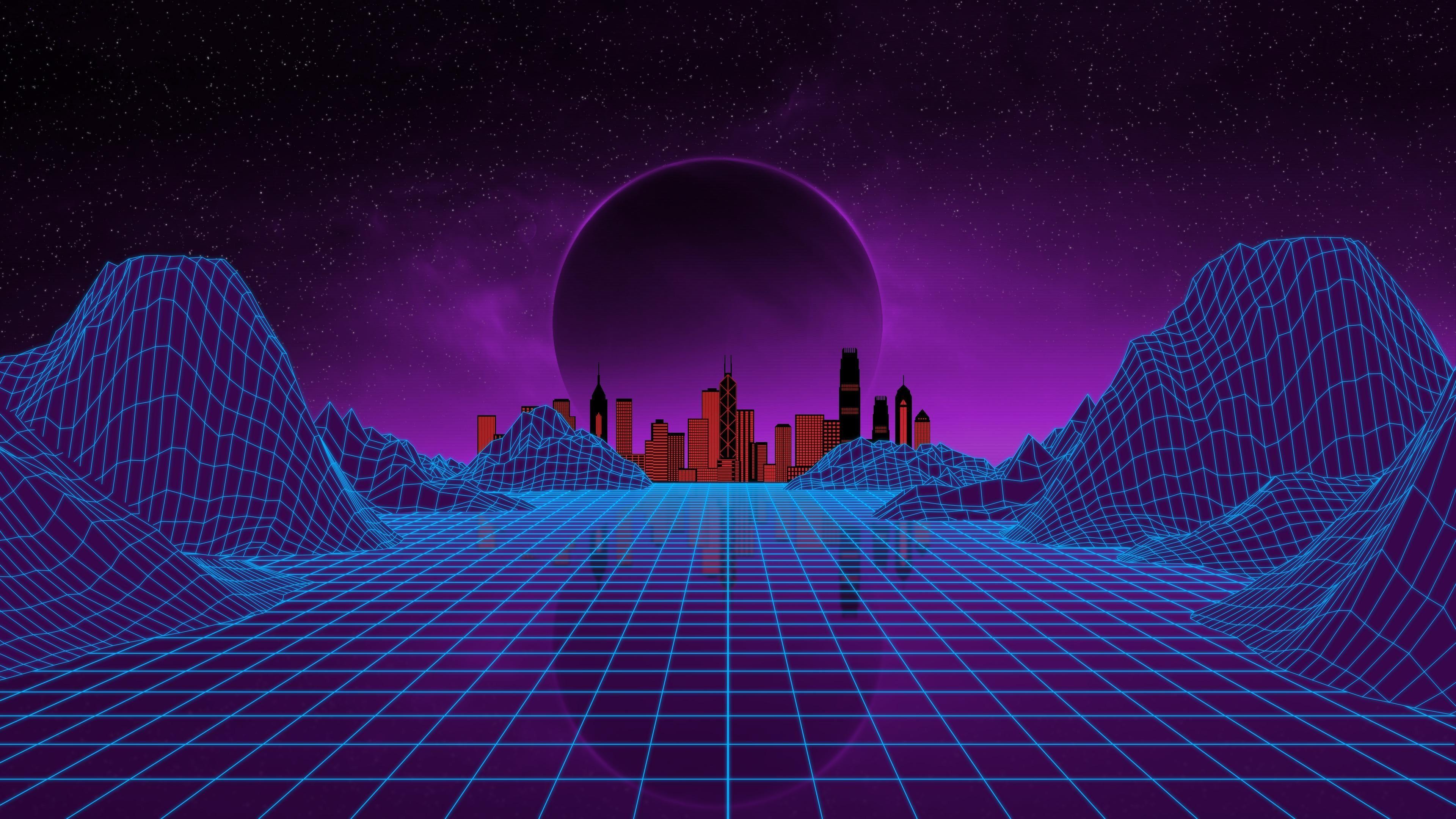 Artistic Synthwave Hd City Wallpapers