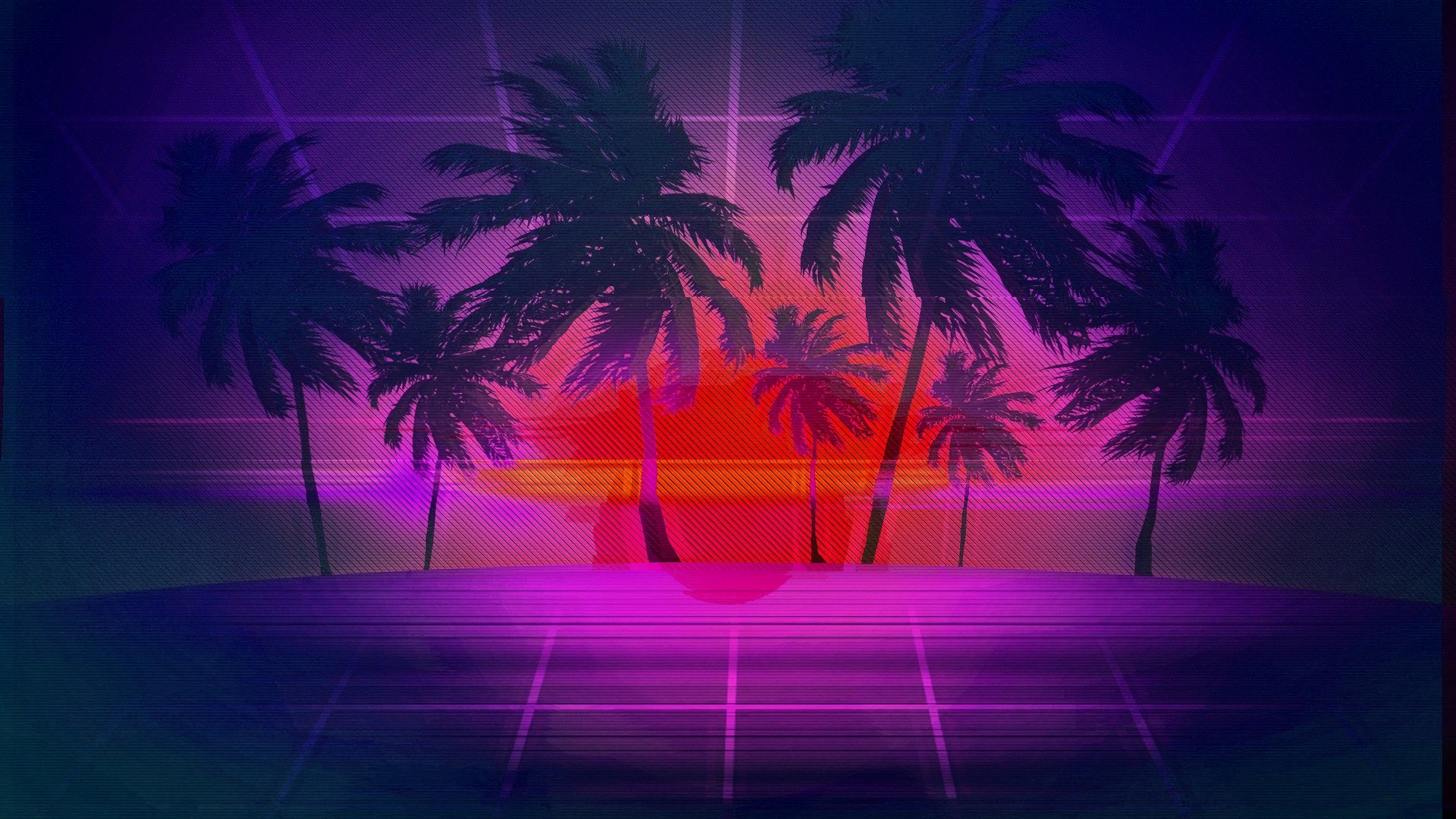 Artistic Vaporwave Purple Wallpapers