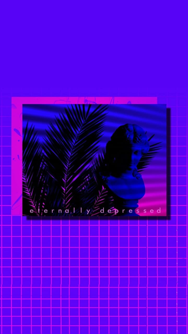 Artistic Vaporwave Purple Wallpapers