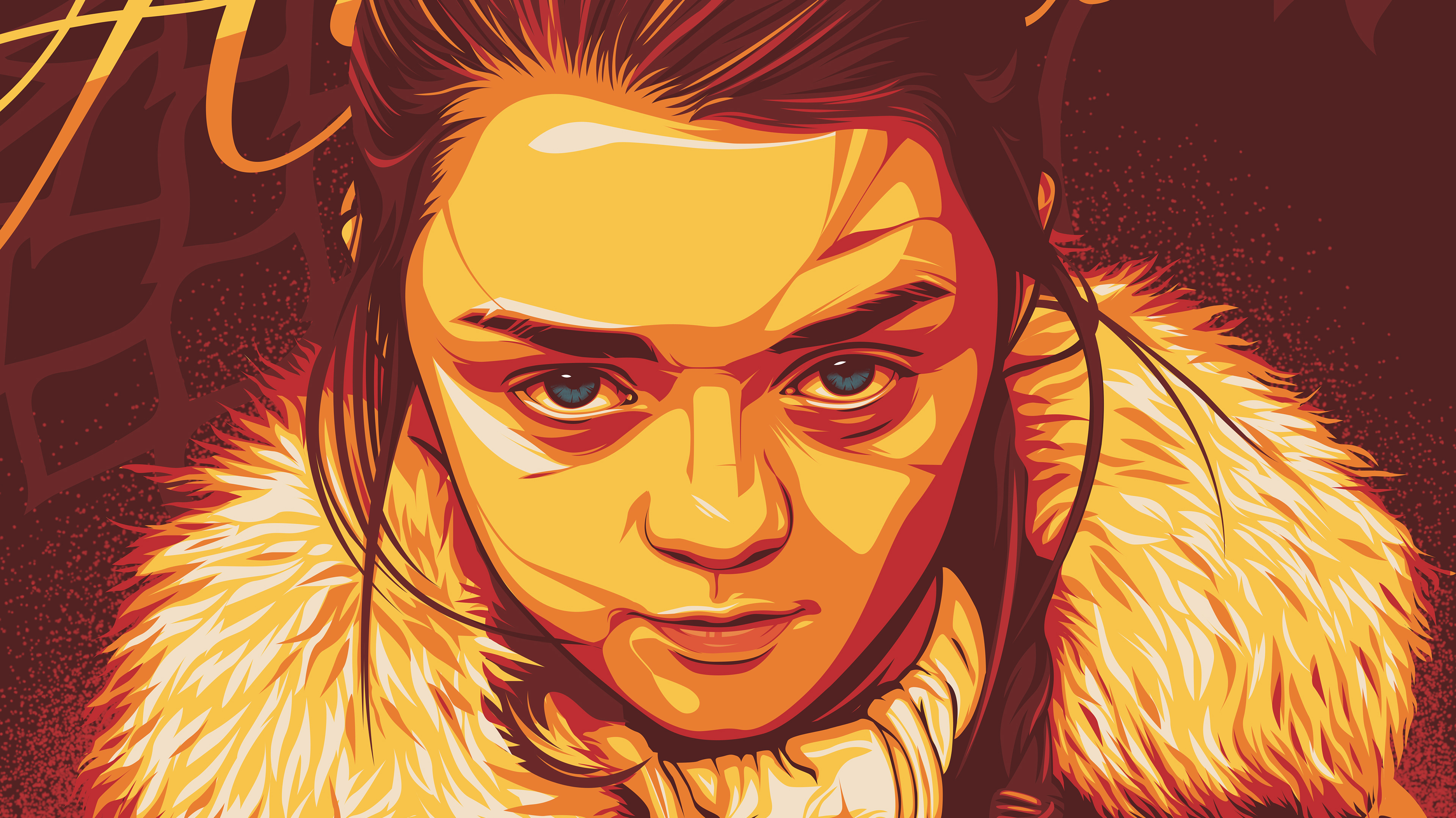 Arya Stark Minimalism Wallpapers