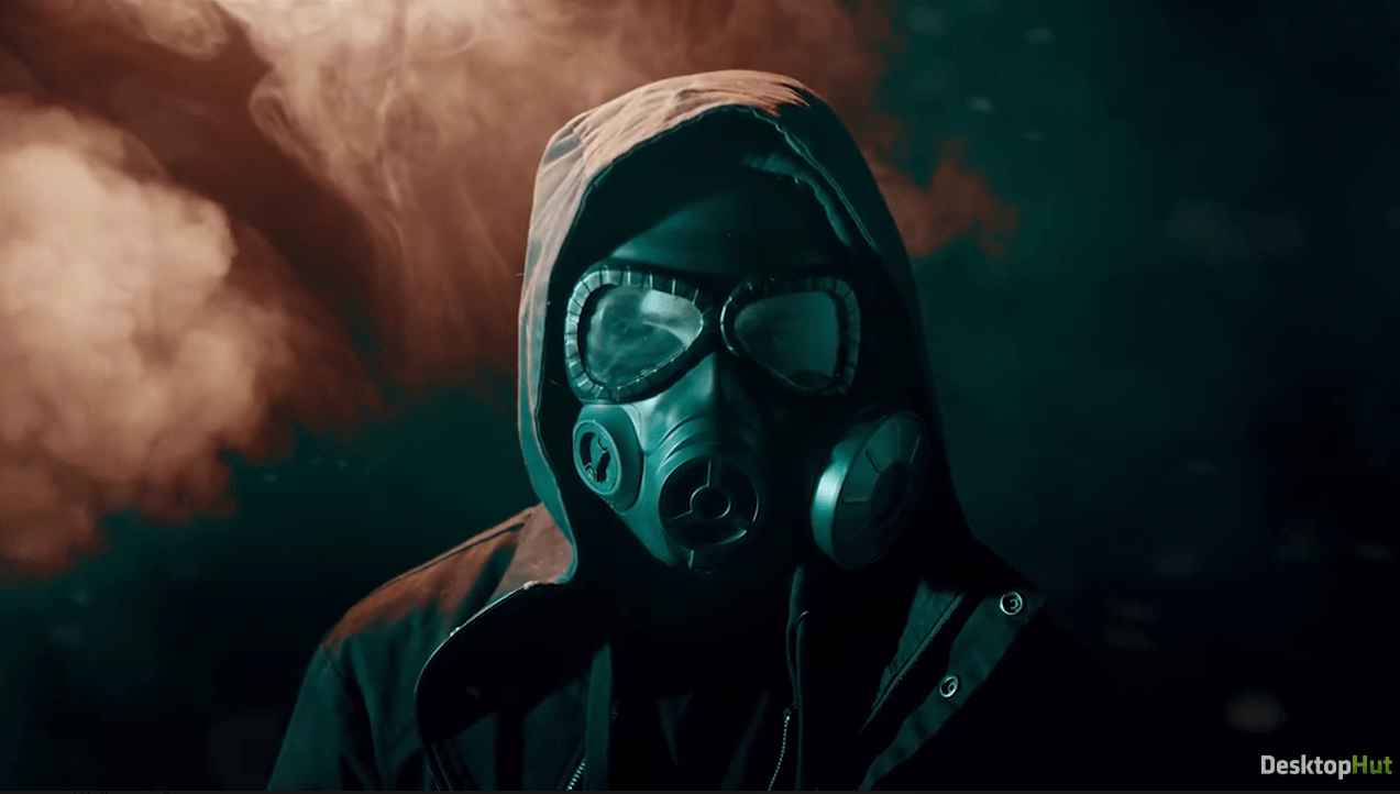 Assassin With Gas Mask 4K Dark Wallpapers