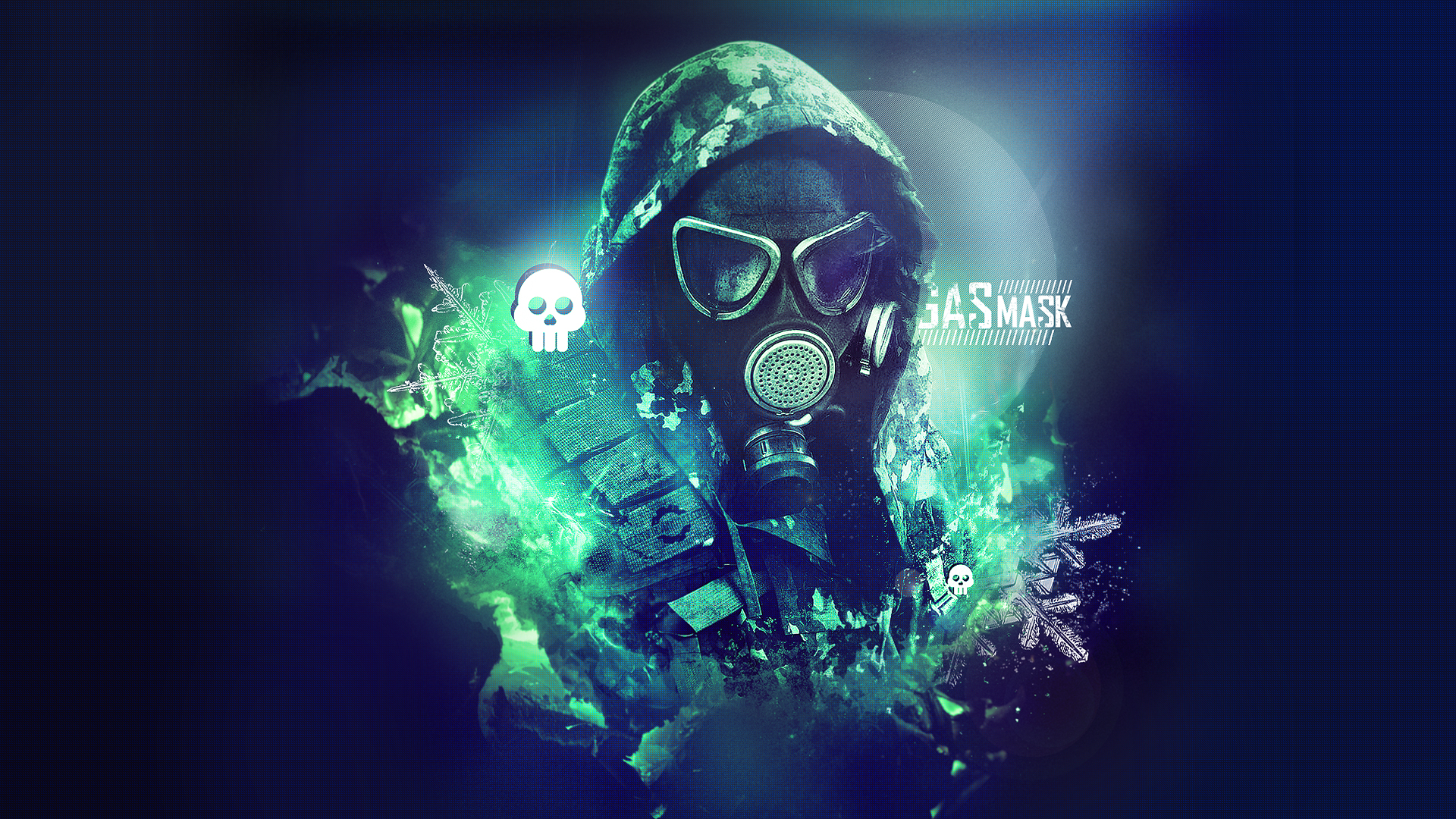 Assassin With Gas Mask 4K Dark Wallpapers