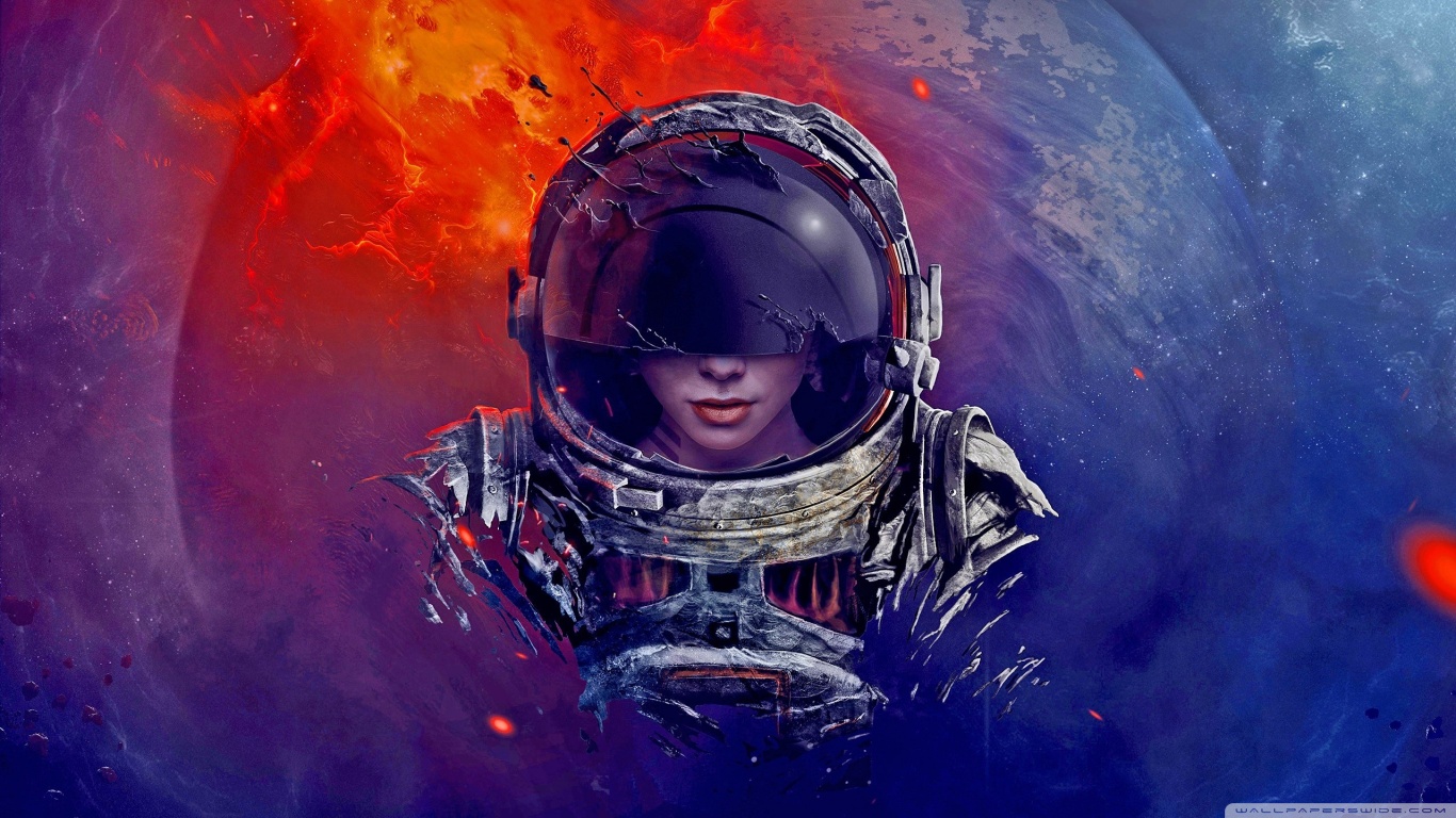 Astronaut Art 4K Wallpapers