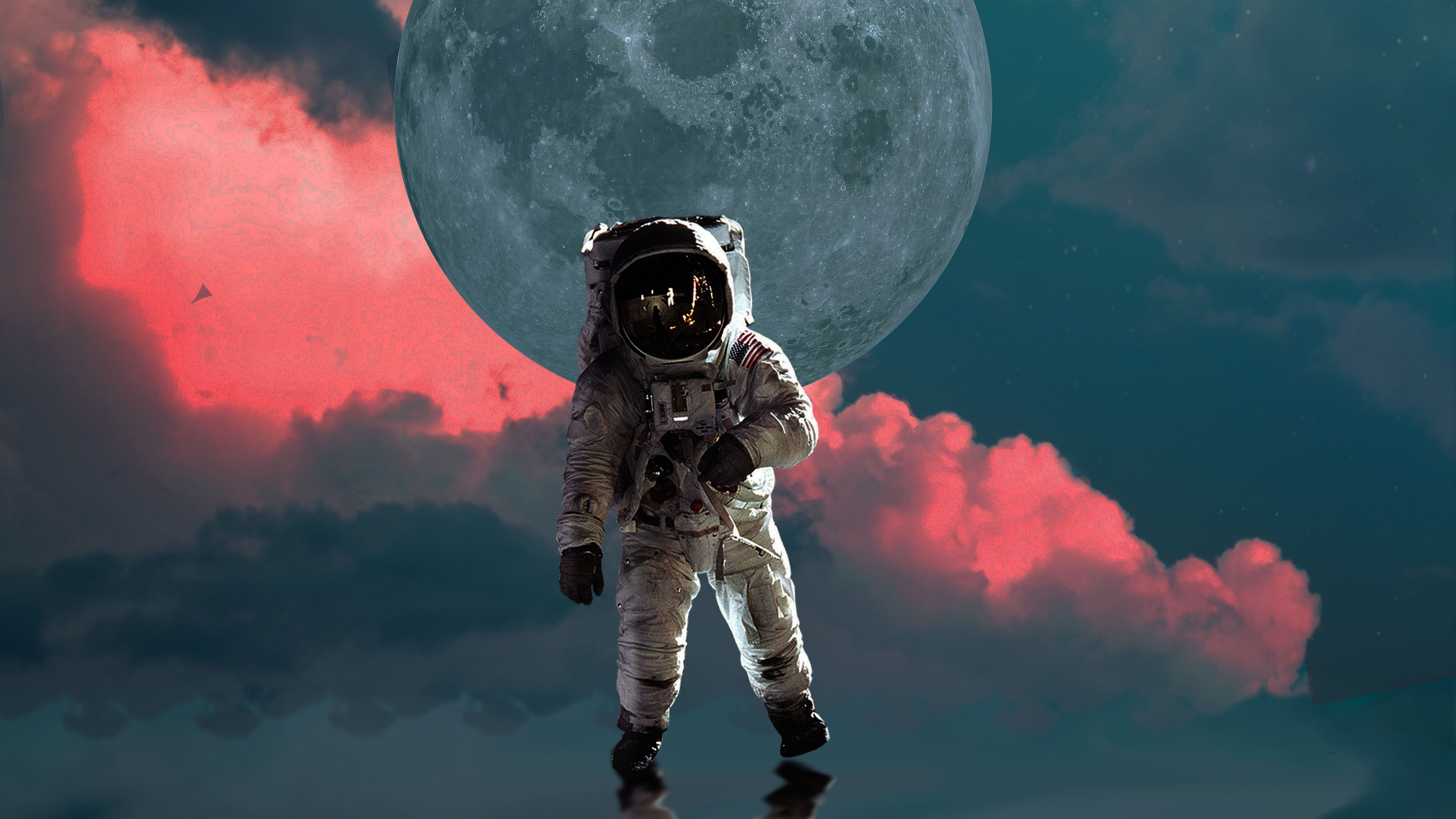 Astronaut Art 4K Wallpapers