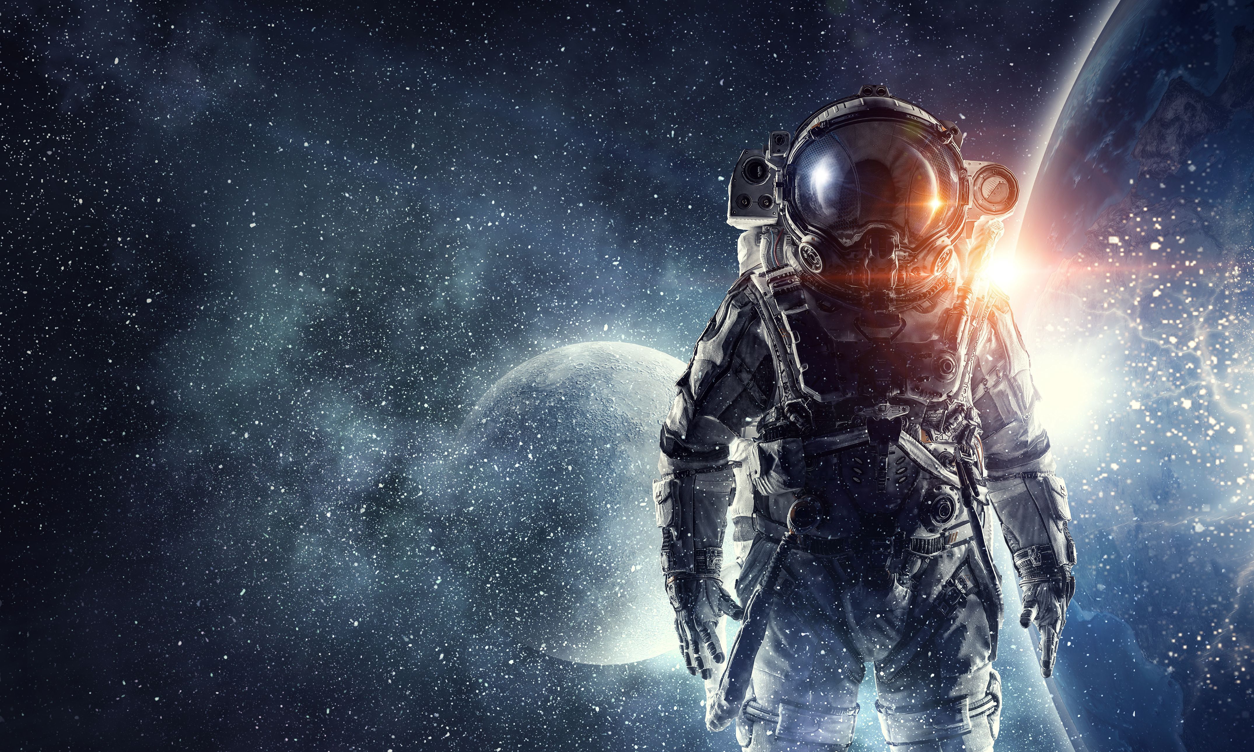 Astronaut Art 4K Wallpapers