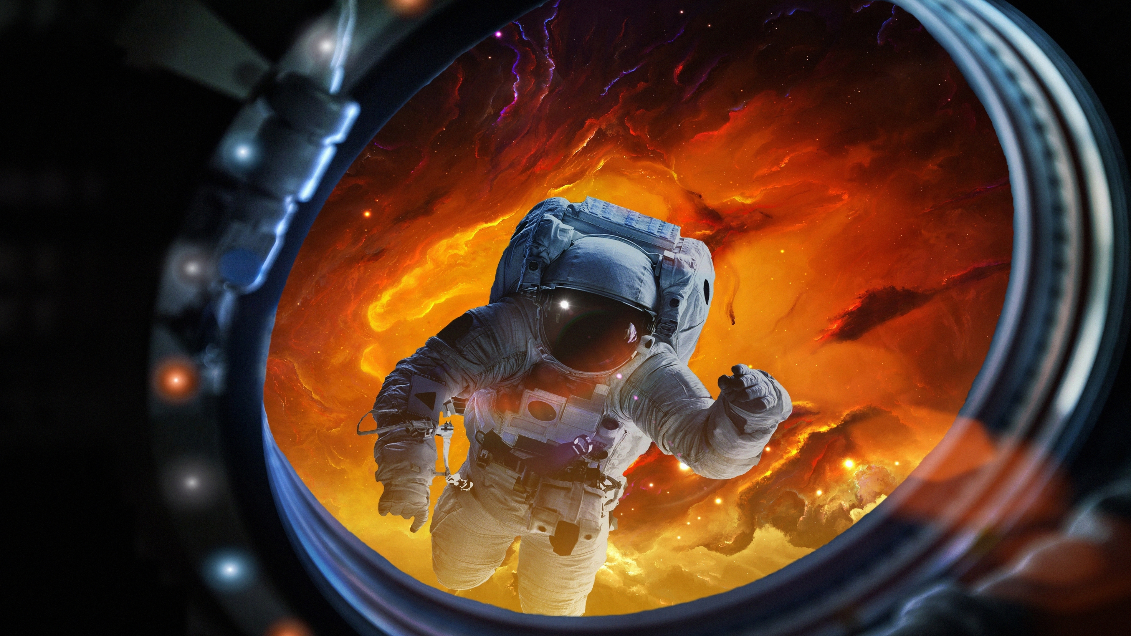 Astronaut Art 4K Wallpapers