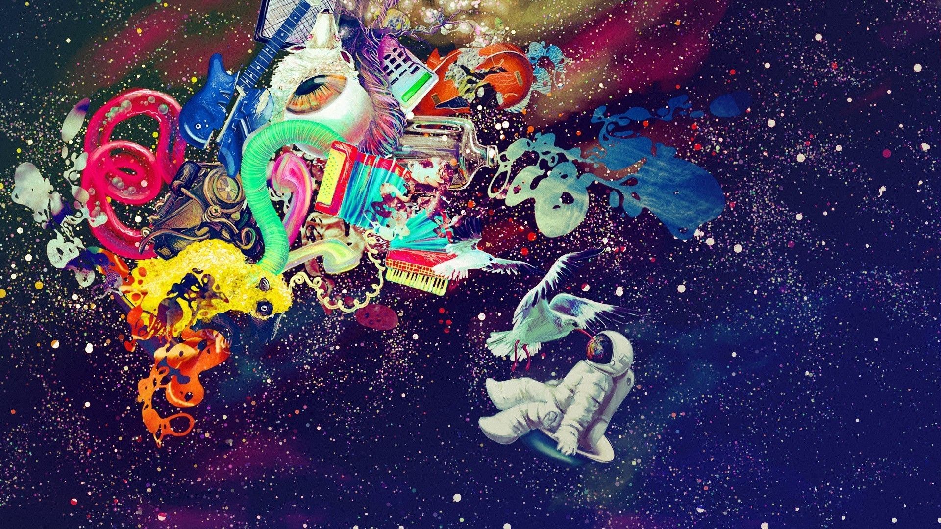 Astronaut Creative Artwork Wallpapers