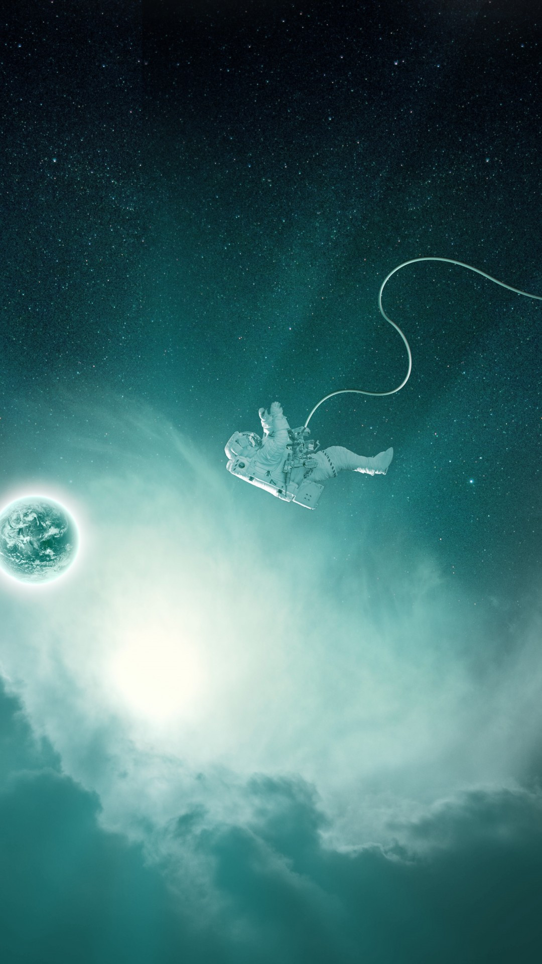Astronaut Falling In Black Hole Wallpapers