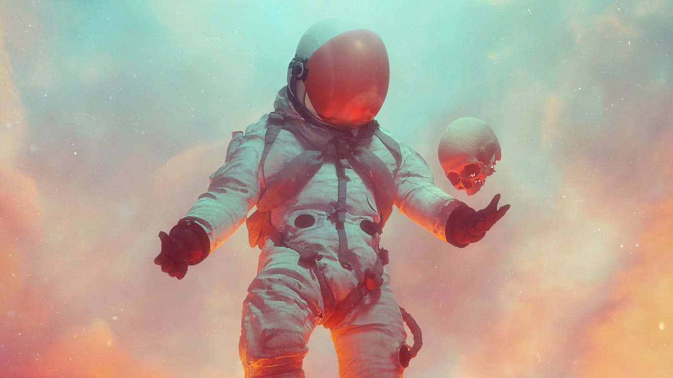 Astronaut Flying In The Space 5K Wallpapers