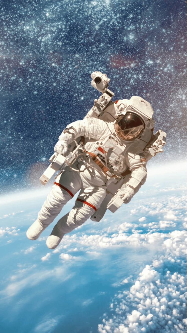 Astronaut Flying In The Space 5K Wallpapers