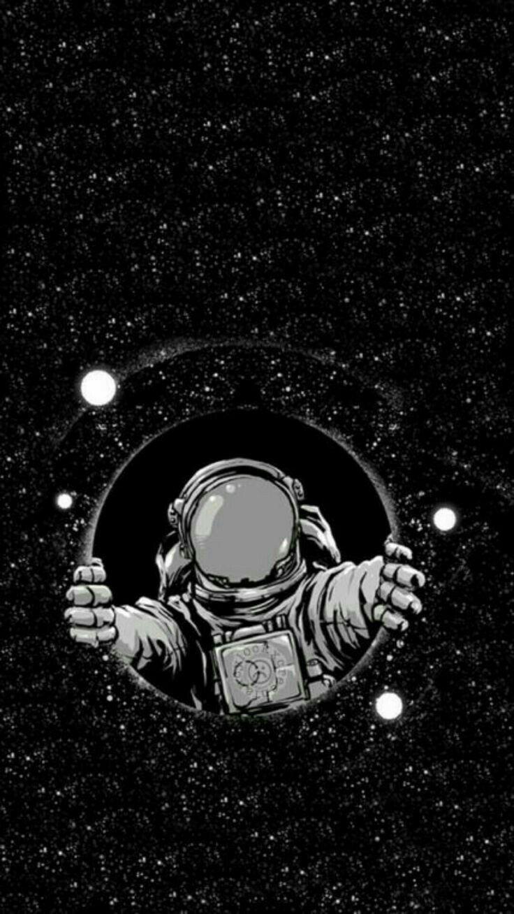 Astronaut Flying In The Space 5K Wallpapers