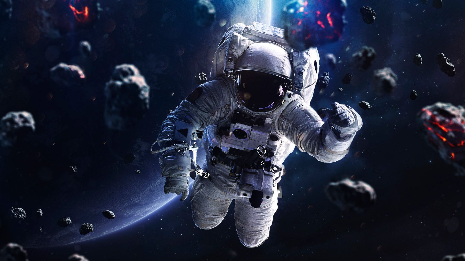 Astronaut In Dream Space Wallpapers