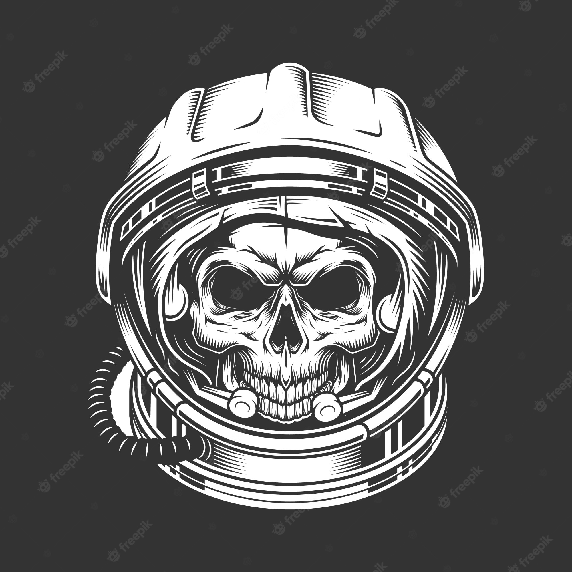 Astronaut Skull Space Suit Wallpapers