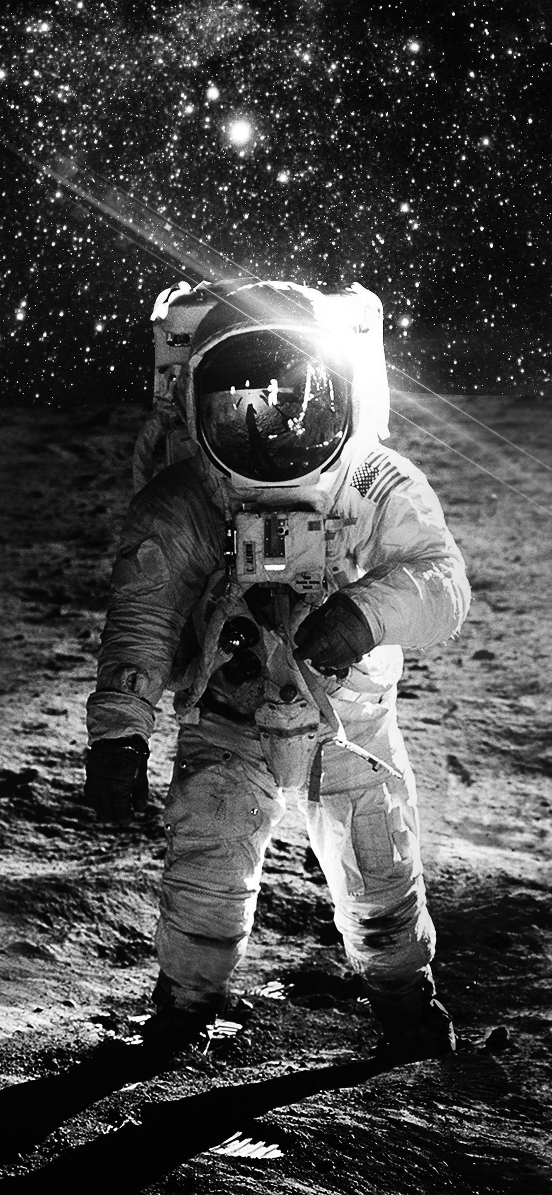 Astronaut With Heart Over Moon Wallpapers