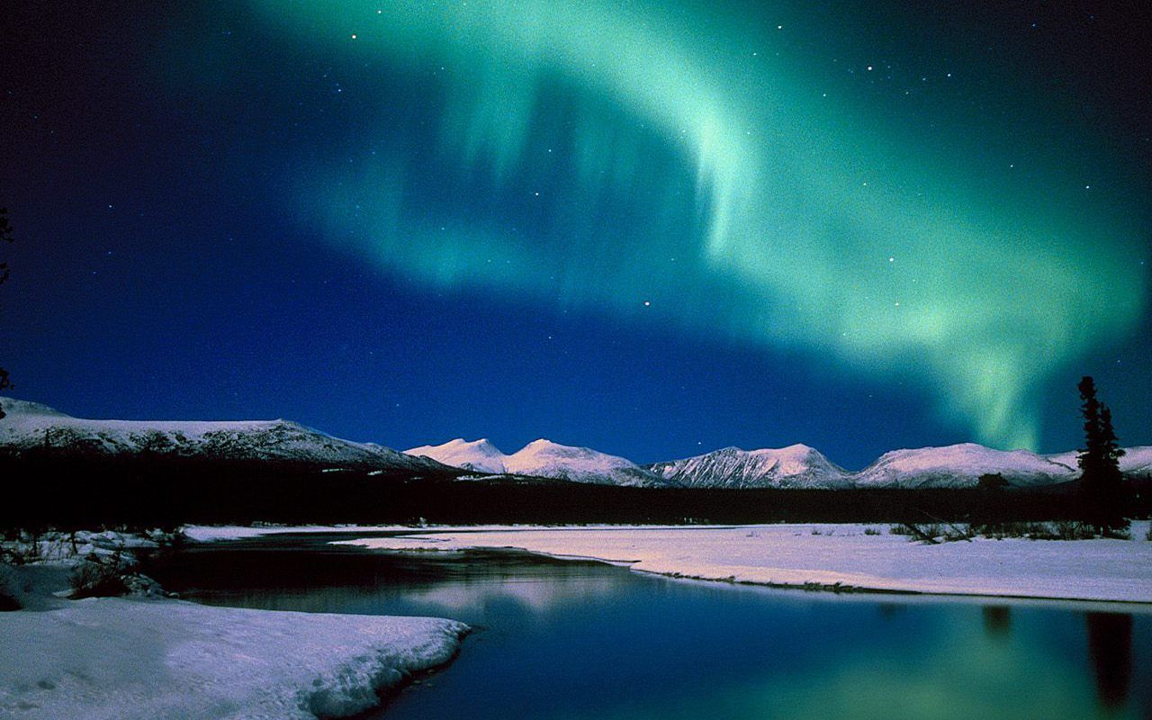 Aurora Borealis Landscape Photography Wallpapers