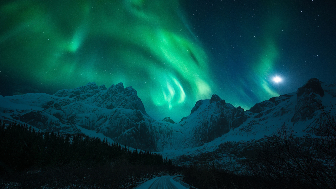 Aurora Borealis Landscape Photography Wallpapers