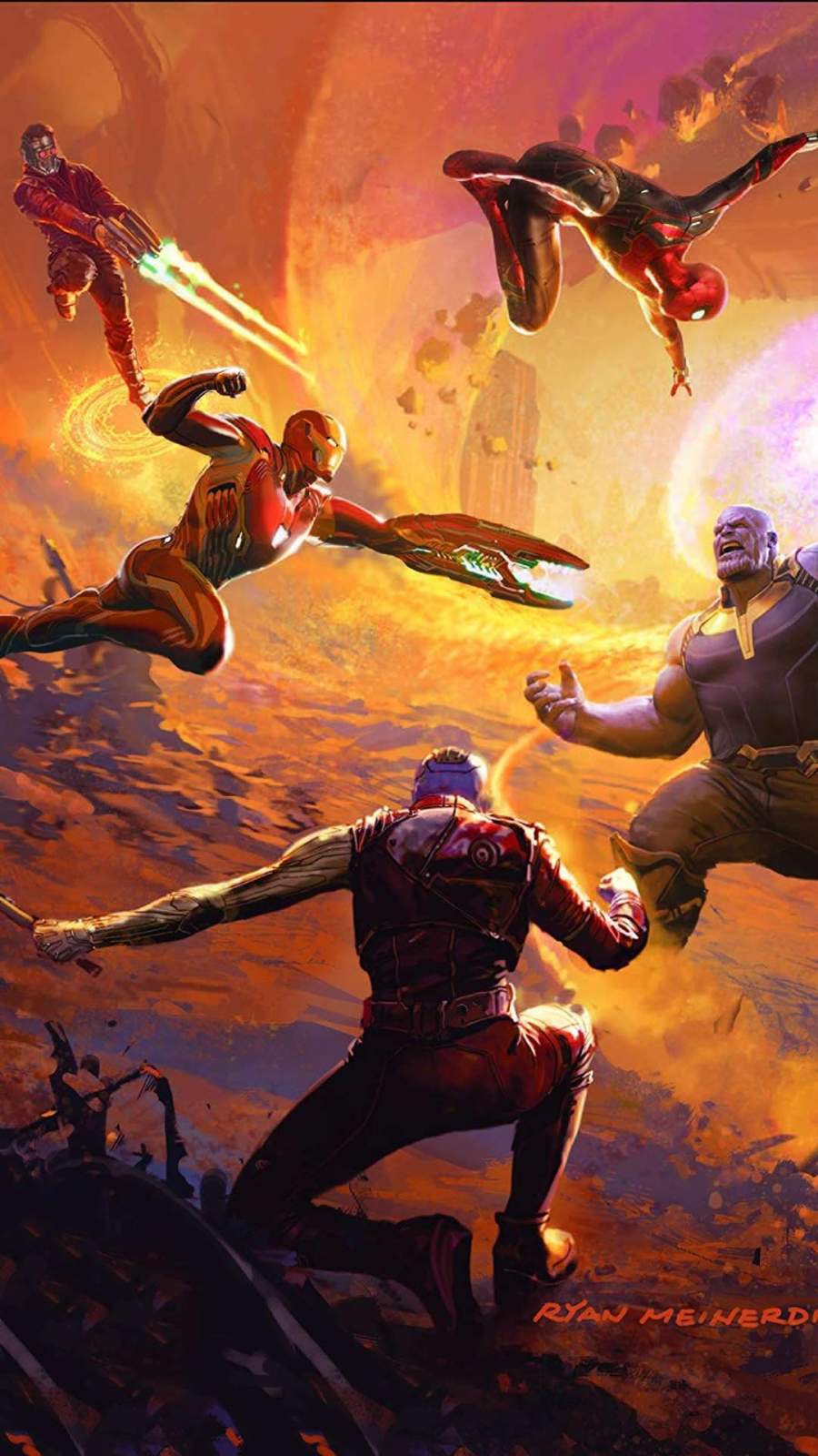 Avengers Endgame Comic Art Image Wallpapers