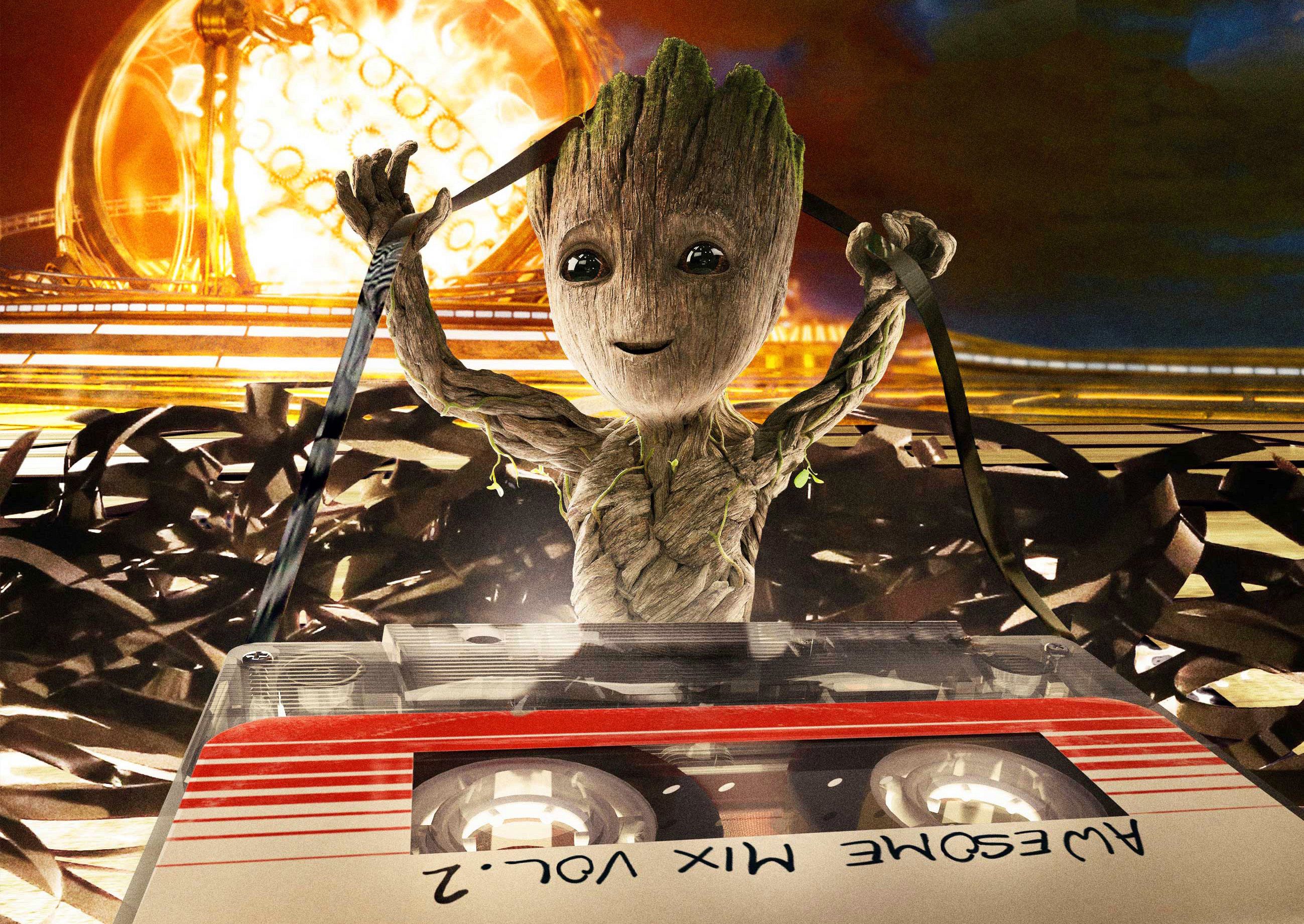 Baby Groot Artwork Wallpapers