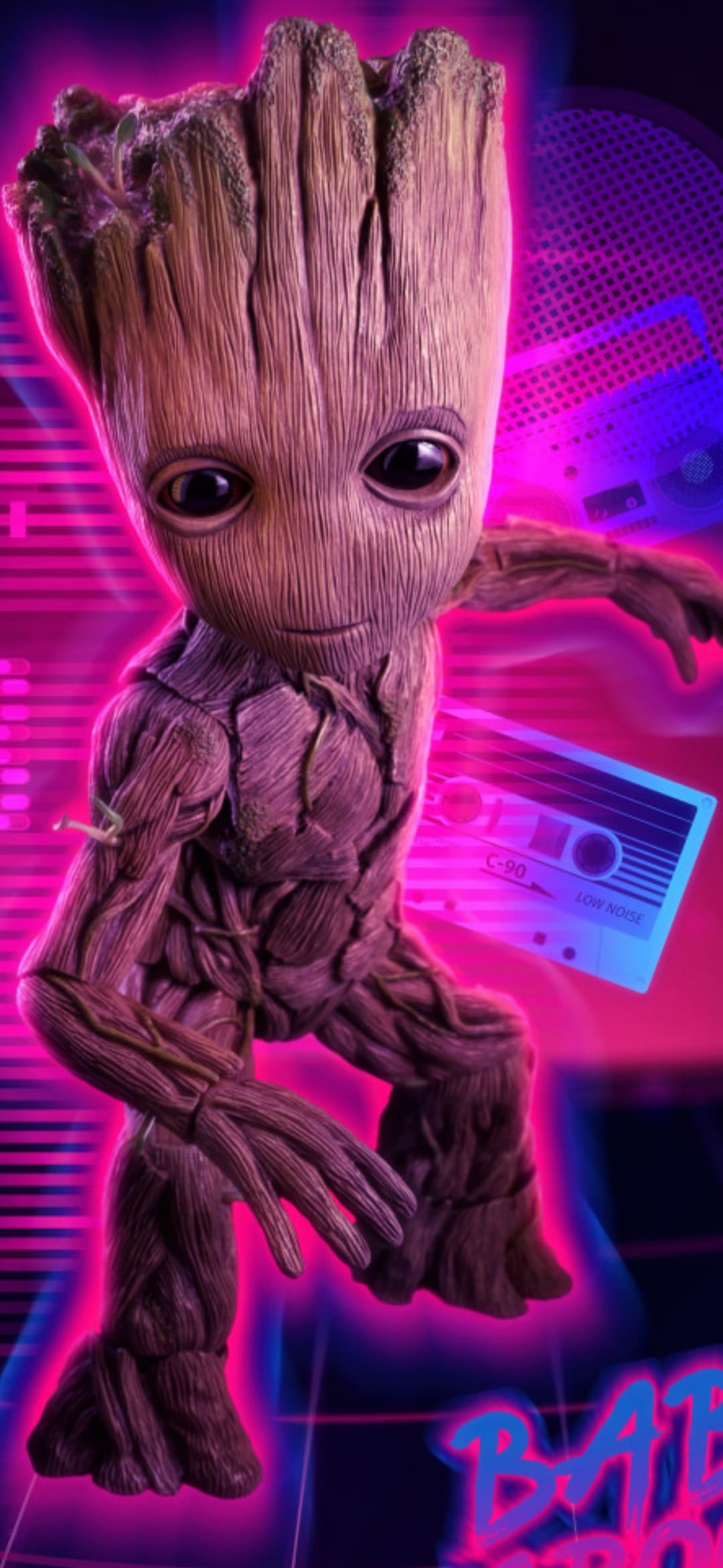 Baby Yoda And Baby Groot Art Wallpapers