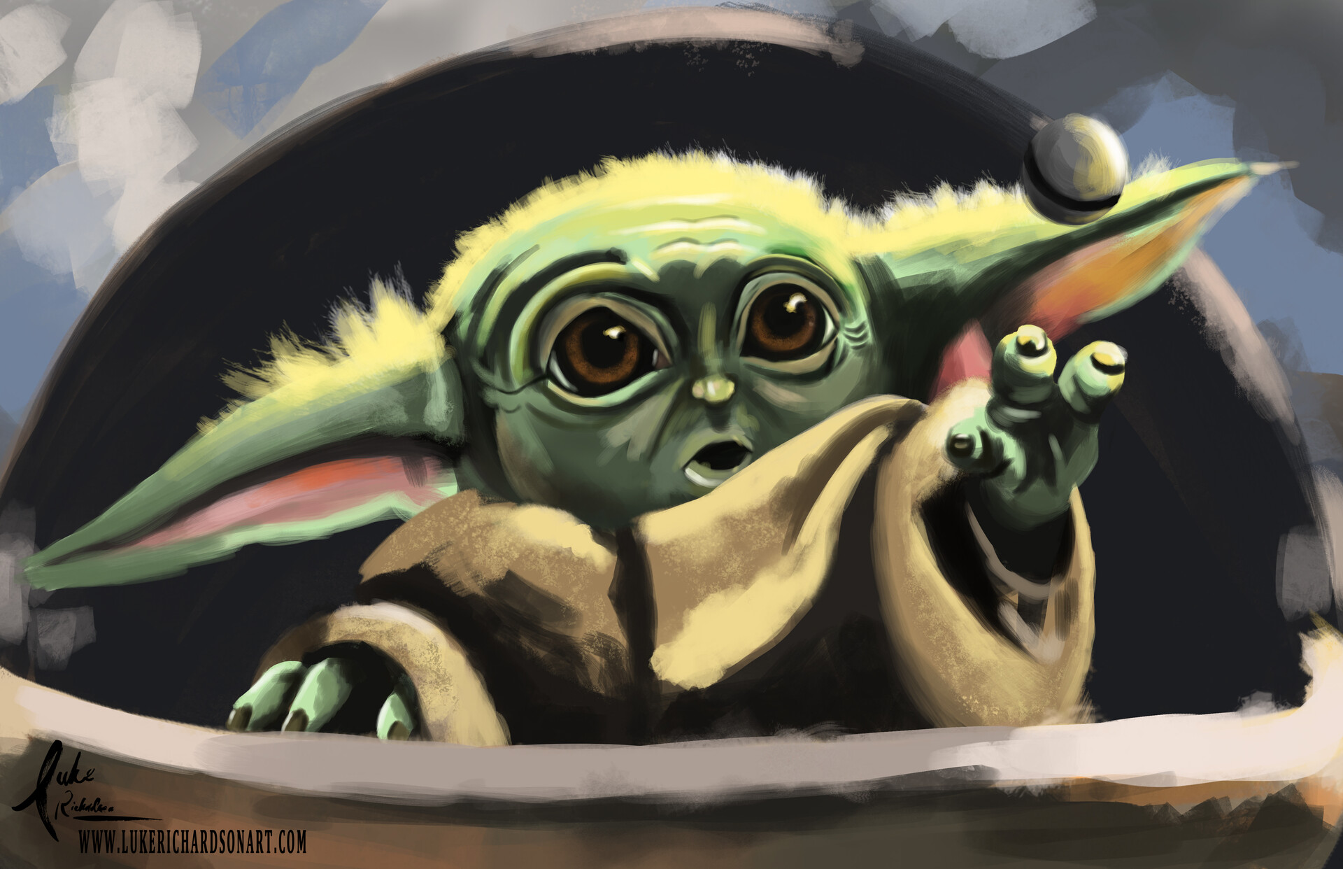 Baby Yoda Fanart 2019 Wallpapers