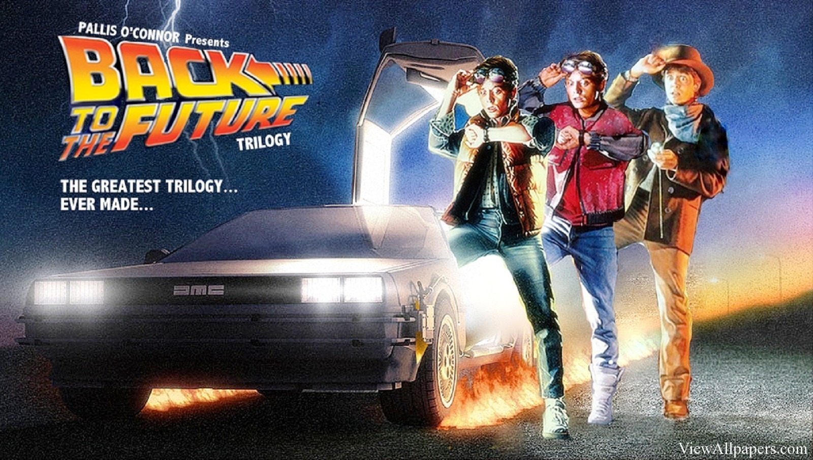 Back To The Future Movie Artwork Wallpapers