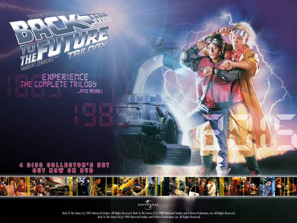 Back To The Future Movie Artwork Wallpapers