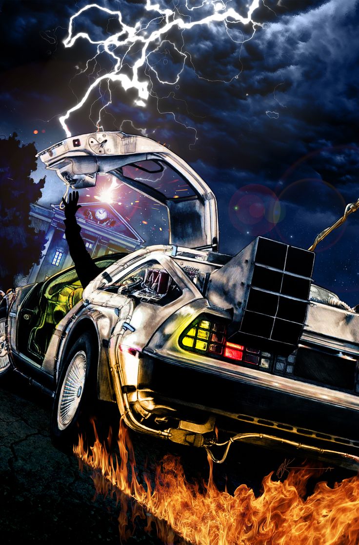 Back To The Future Movie Artwork Wallpapers