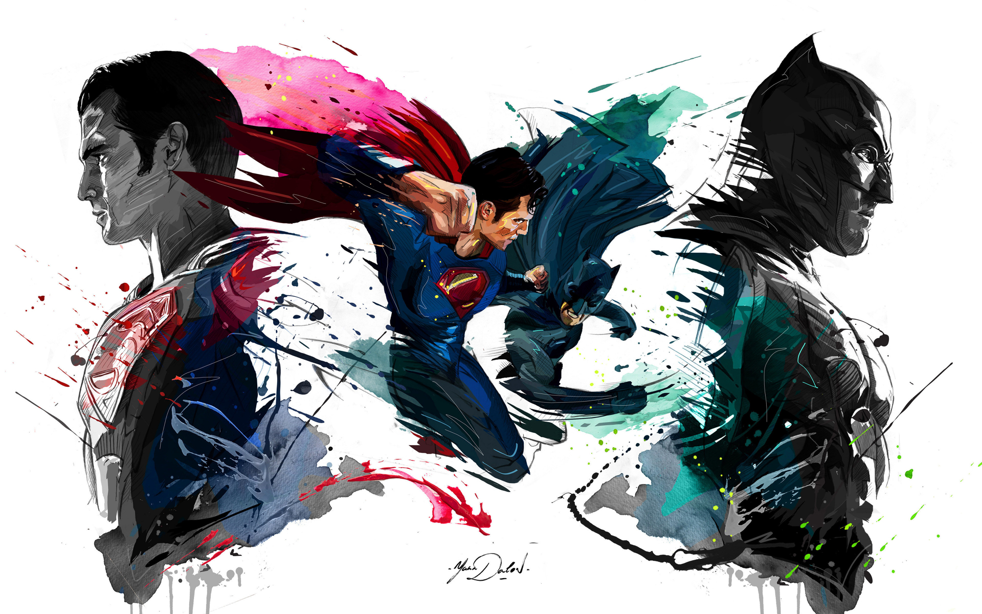 Batman Vs Superman Ruggon Style Wallpapers