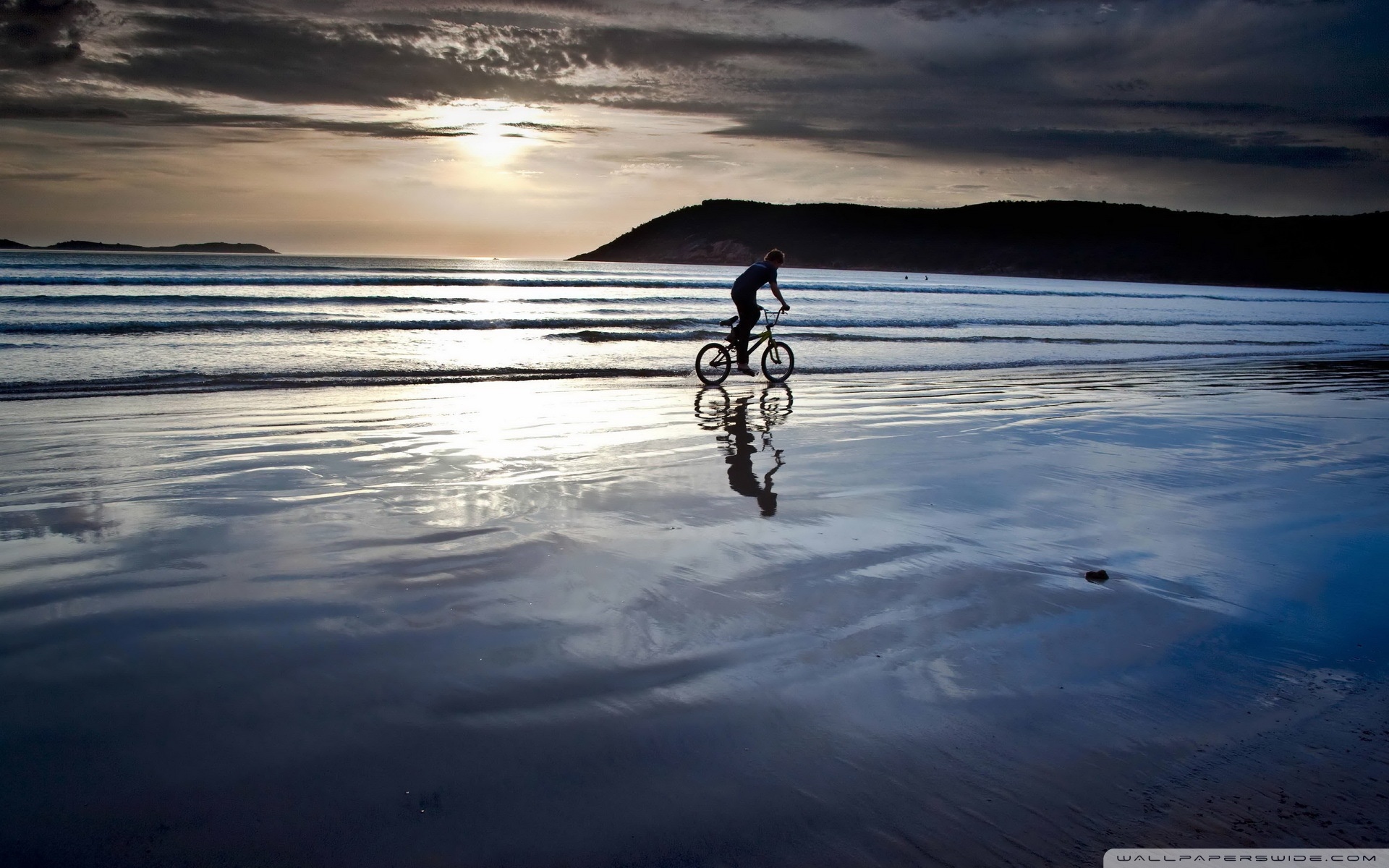 Bicycle Alone Ride Hd Landscape Wallpapers