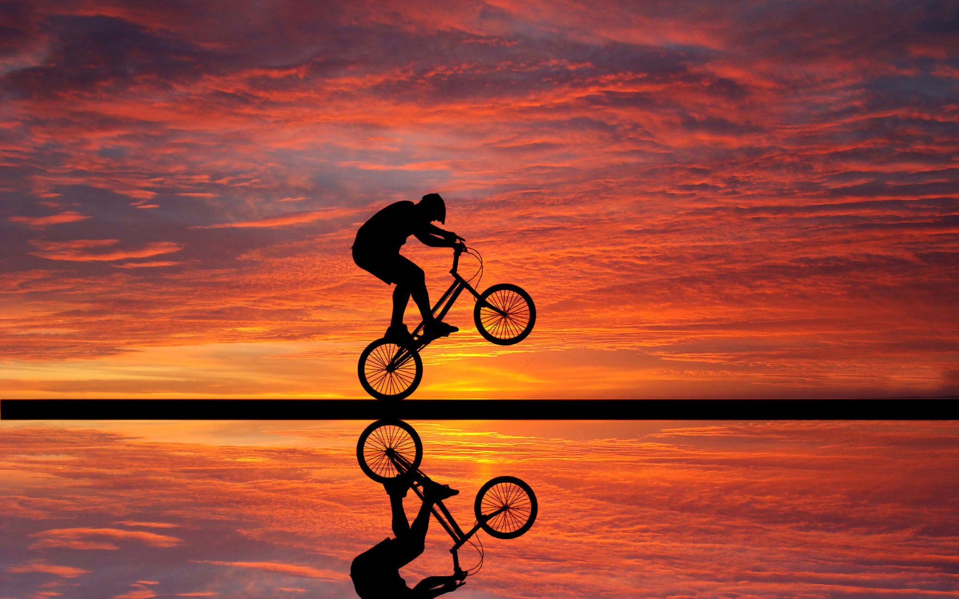 Bicycle Alone Ride Hd Landscape Wallpapers