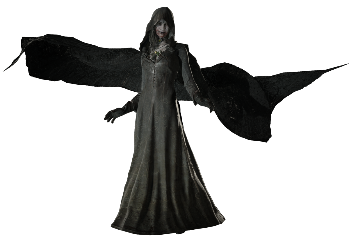 Black &Amp; White Lady Dimitrescu Cool Resident Evil Village Wallpapers