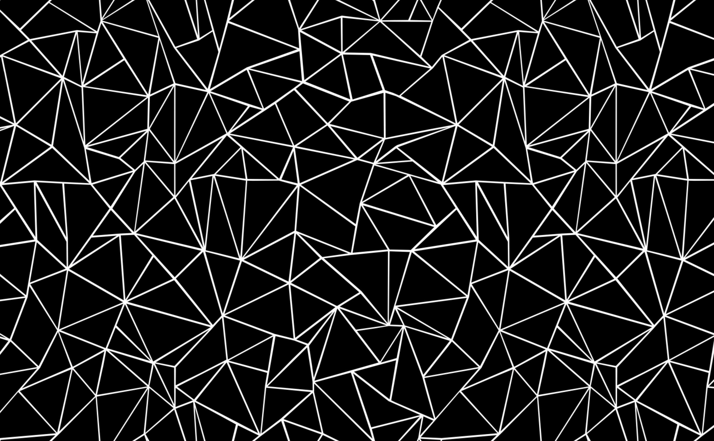 Black &Amp; White Triangle Pattern Wallpapers