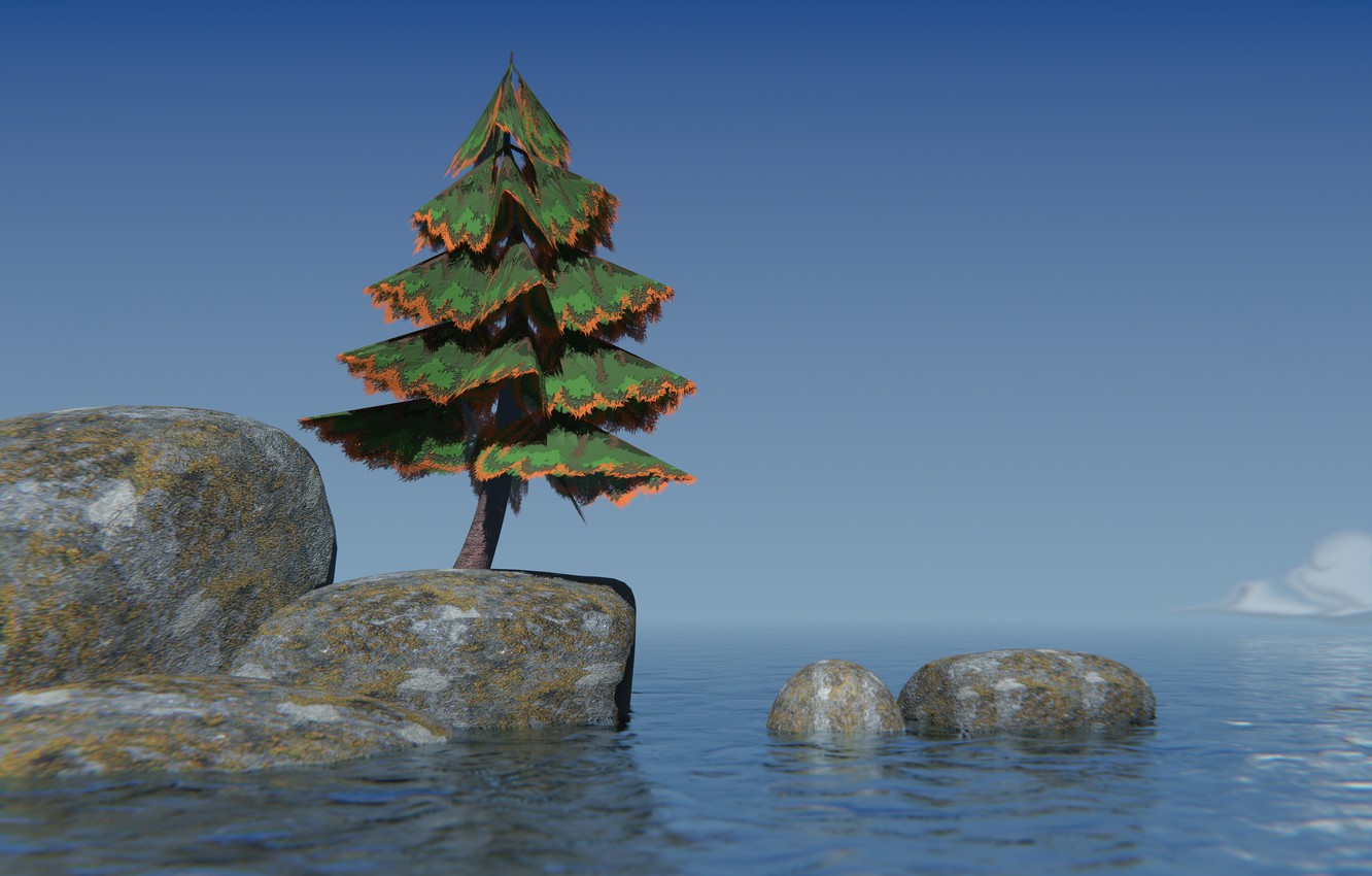 Blender Landscape Artwork Wallpapers