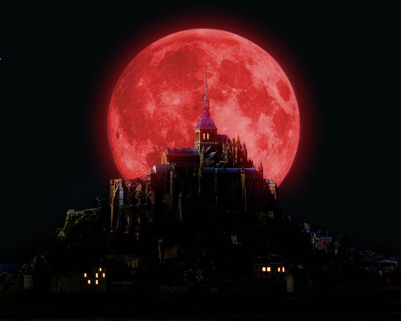 Blood Moon Night Photography Wallpapers