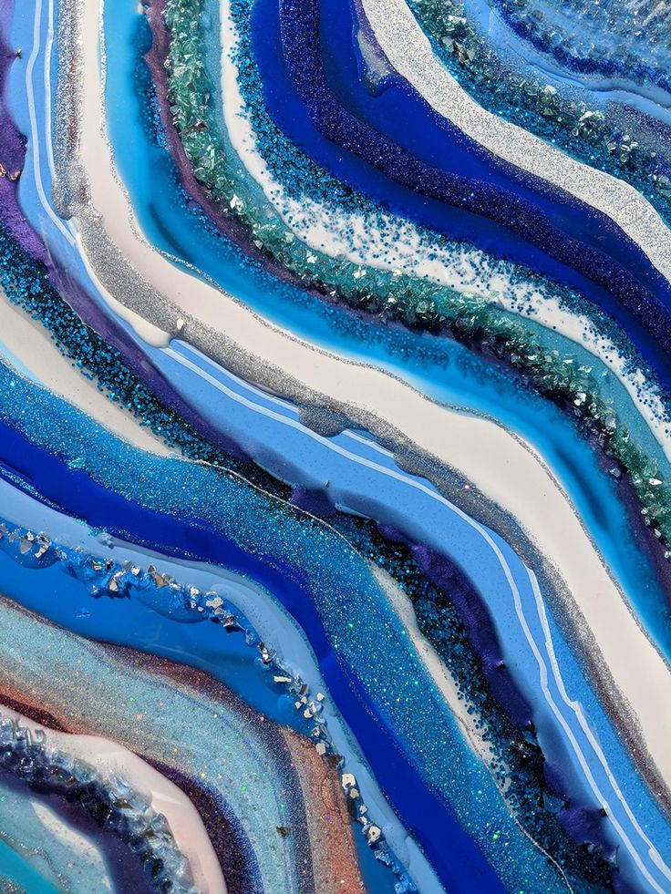 Blue Agate Artwork Wallpapers