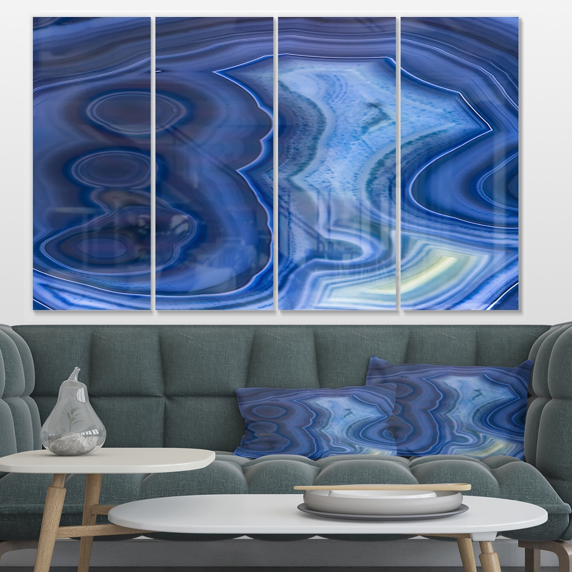 Blue Agate Artwork Wallpapers