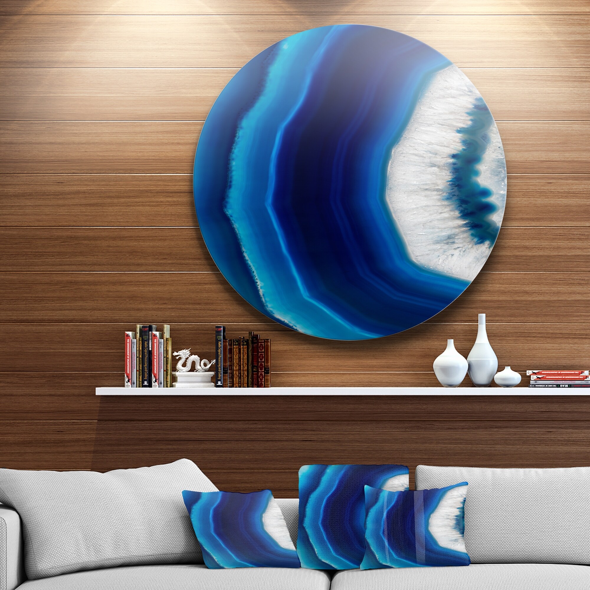 Blue Agate Artwork Wallpapers