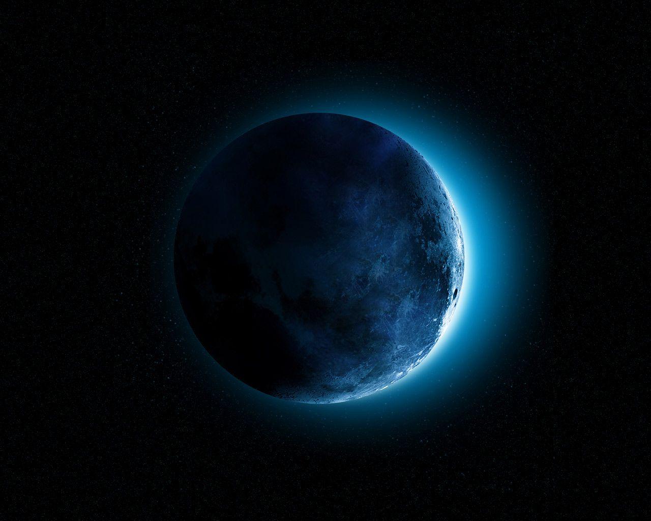 Blue Dark Moon Wallpapers