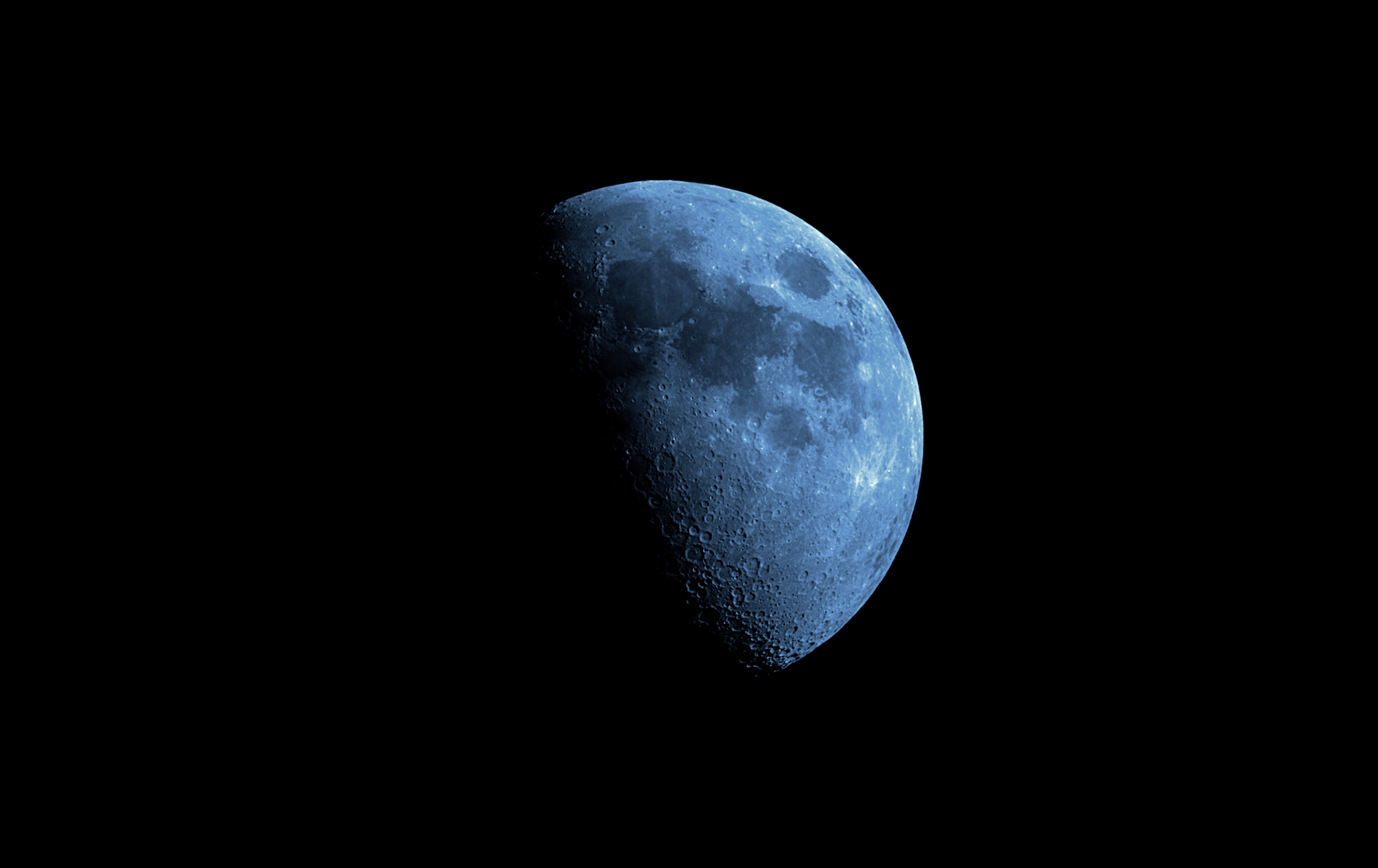 Blue Dark Moon Wallpapers