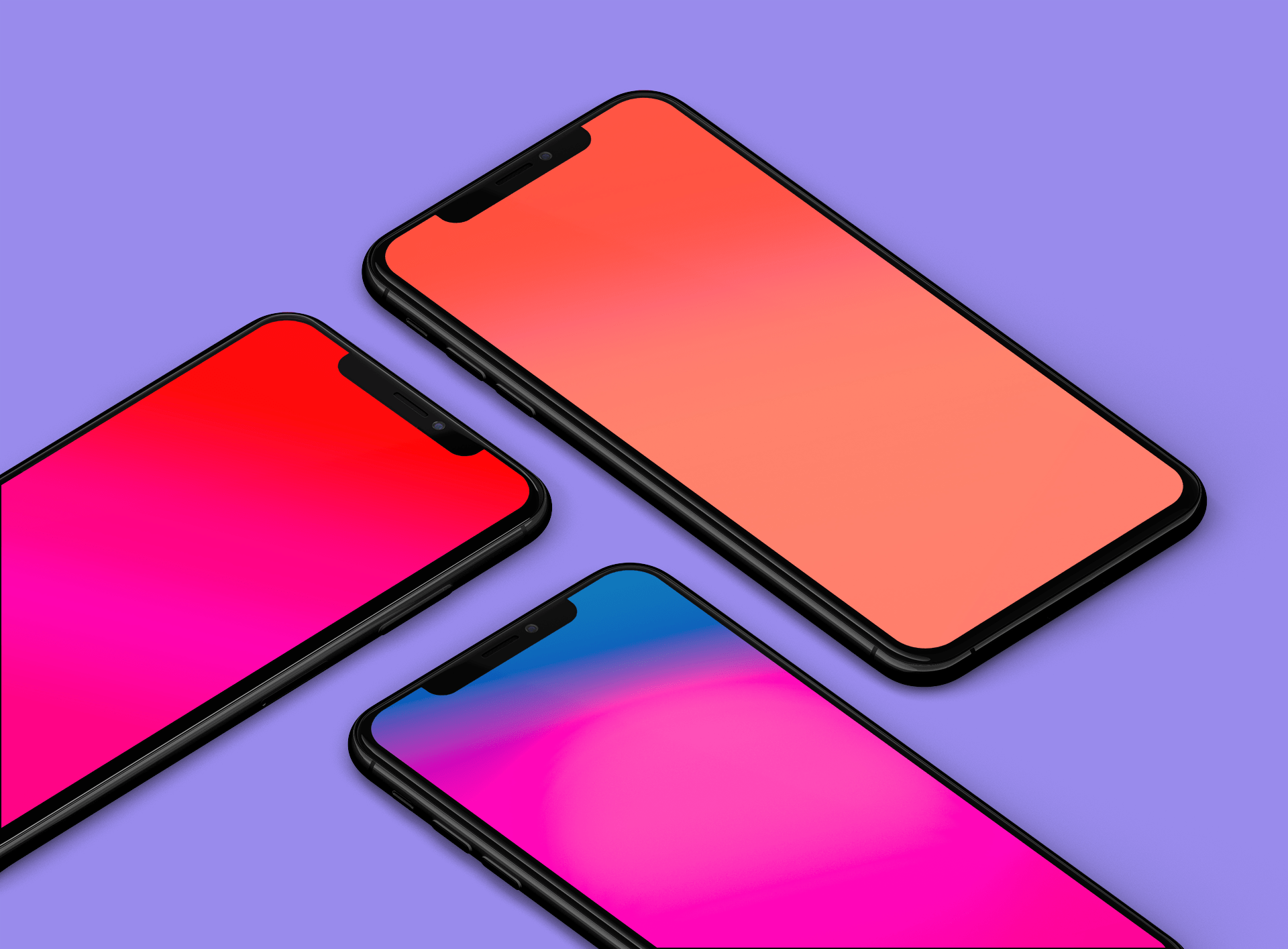 Bright Colorful Gradient Wallpapers