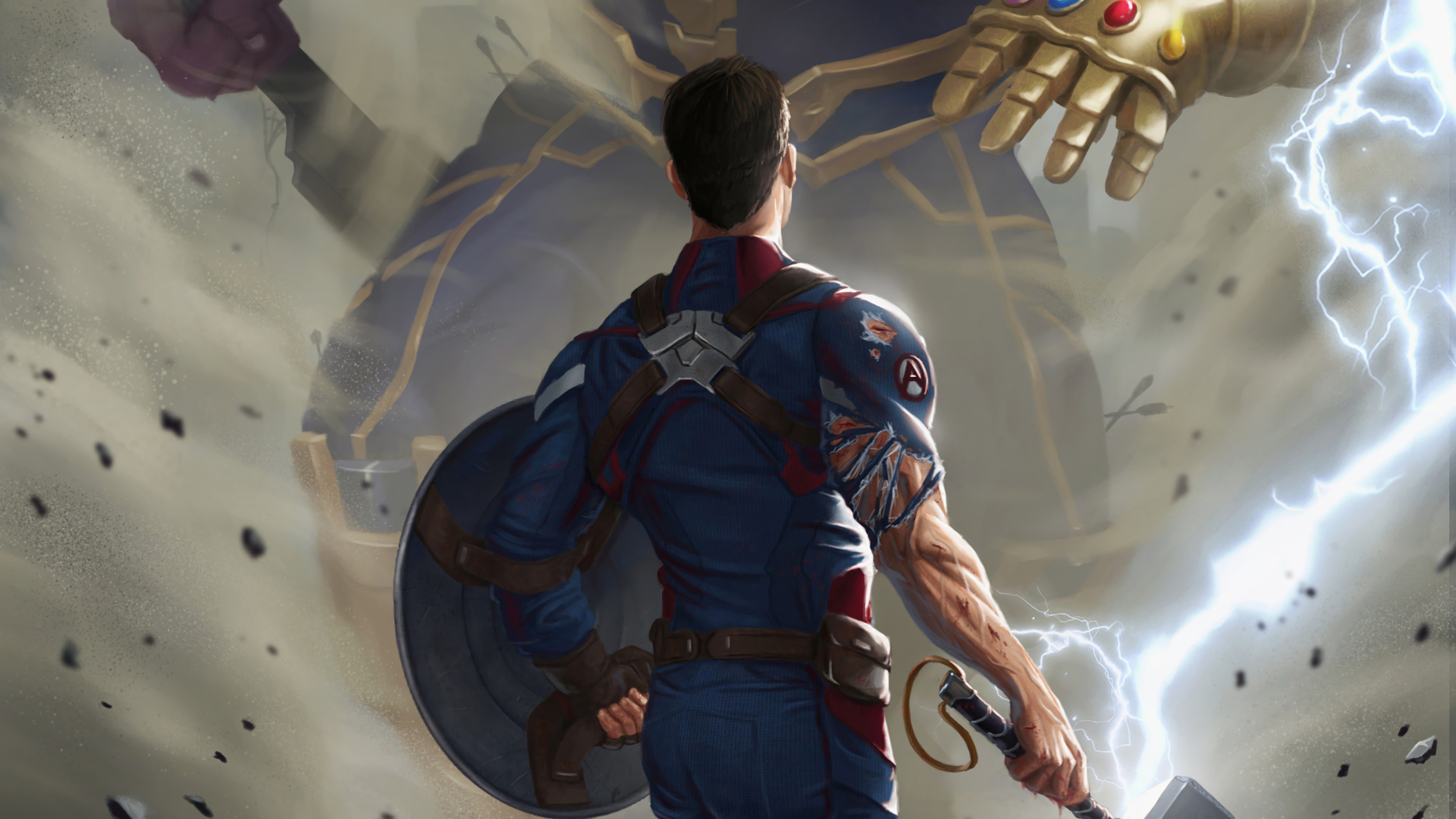 Captain America Avengers Endgame Art Wallpapers