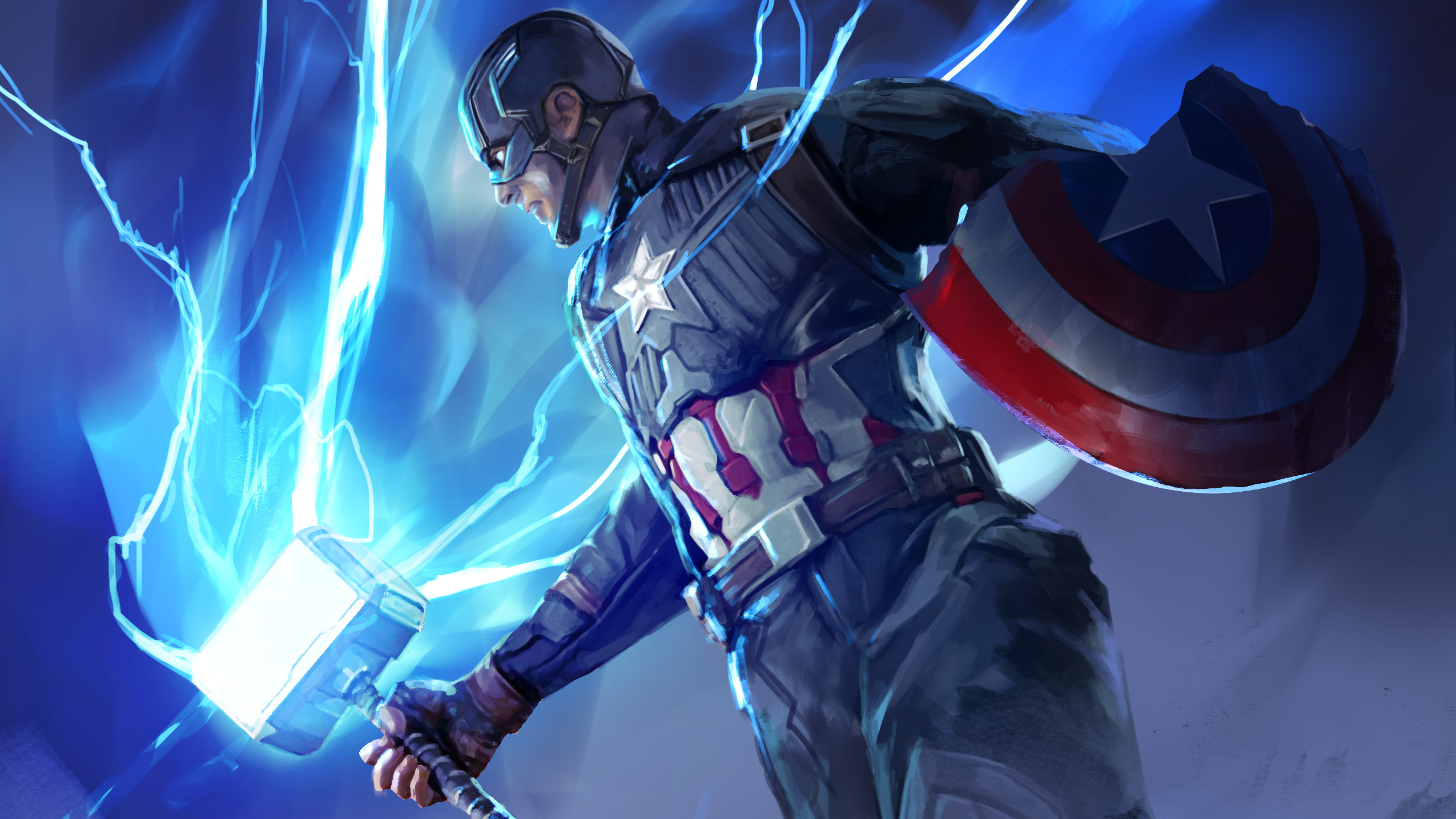 Captain America Avengers Endgame Art Wallpapers